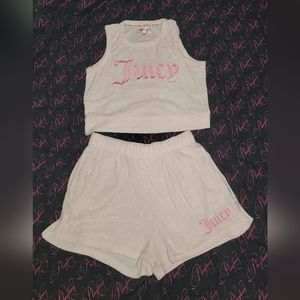 Juicy couture pink pj set